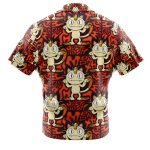 Meowth Pokemon Button Up Hawaiian Shirt - Image 2
