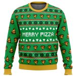 Merry Pizza Ugly Christmas Sweater