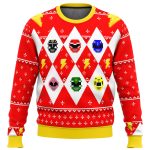 Mighty Morphin Power Rangers V2 Ugly Christmas Sweater