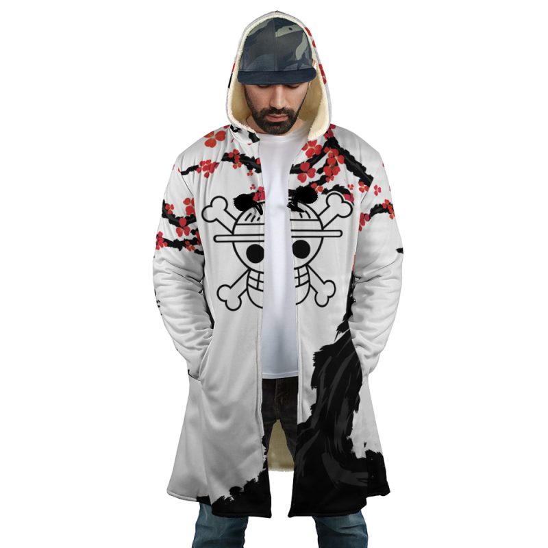 Monkey D. Luffy Pirate King One Piece Hooded Cloak Coat