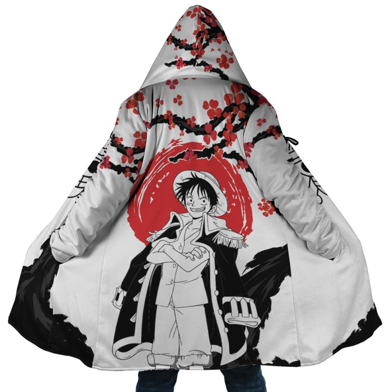 Monkey D. Luffy Pirate King One Piece Hooded Cloak Coat