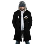MSBY Black Jackals Haikyuu Hooded Cloak Coat - Image 2