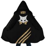 MSBY Black Jackals Haikyuu Hooded Cloak Coat - Image 7