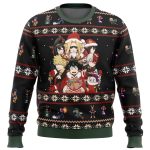 my hero academia boku no holiday ugly christmas sweaterikjl7