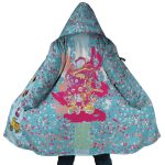 Neon FLCL Hooded Cloak Coat