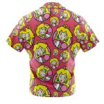 Princess Peach Super Mario Button Up Hawaiian Shirt - Image 3