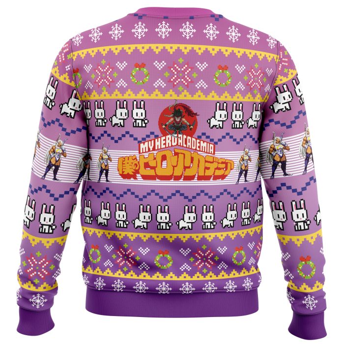 Rumi Usagiyama Mirko My Hero Academia Ugly Christmas Sweater - Image 2