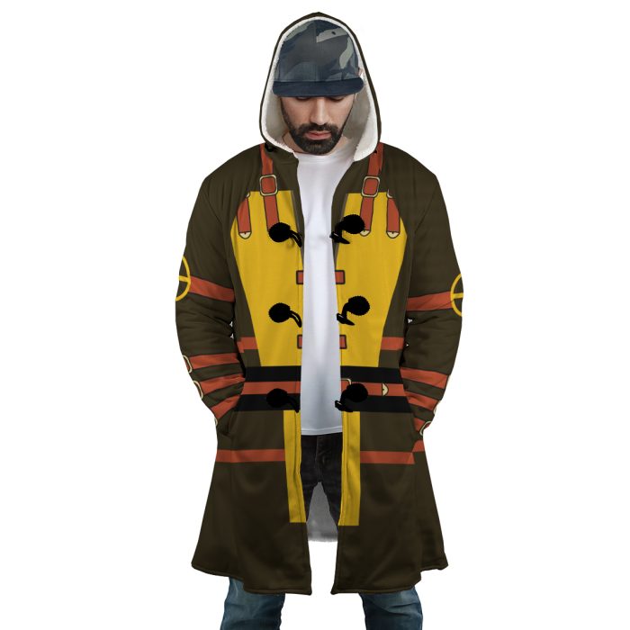 Scorpion Mortal Kombat Hooded Cloak Coat - Image 5