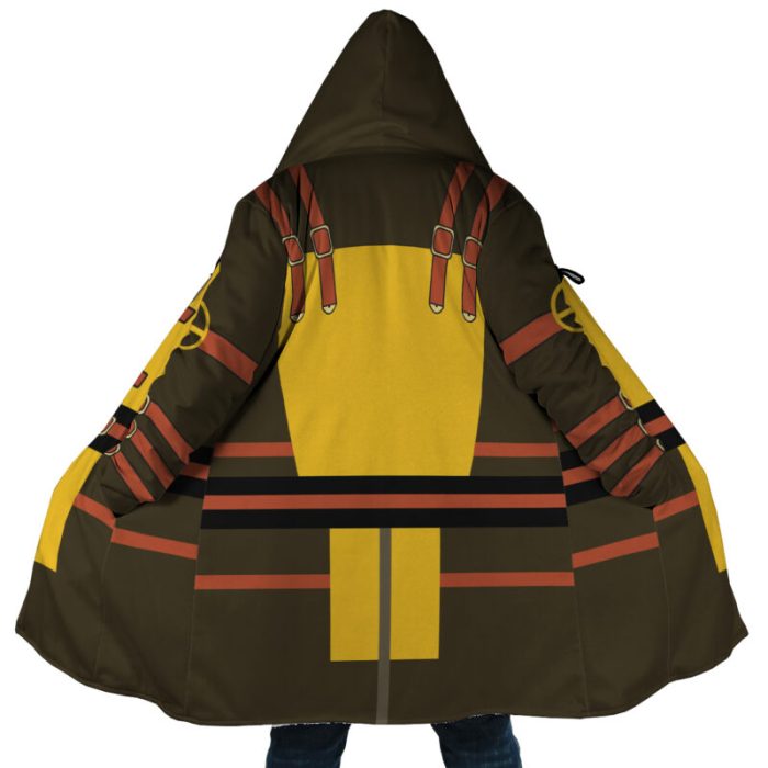 Scorpion Mortal Kombat Hooded Cloak Coat - Image 6