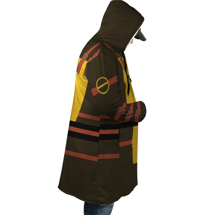 Scorpion Mortal Kombat Hooded Cloak Coat - Image 3