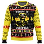 Season's Sweepings Cobra Kai Ugly Christmas Sweater