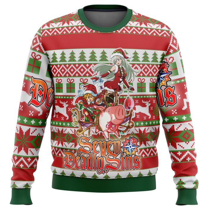 Seven Deadly Sins Alt Ugly Christmas Sweater - Image 1