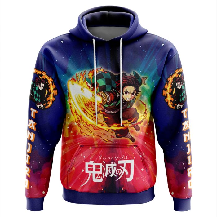 Space Samurai Tanjiro Demon Slayer Hoodie - Image 1
