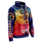 Space Samurai Tanjiro Demon Slayer Hoodie - Image 2