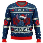 stitch mele kalikimaka ugly christmas sweatera5ujd