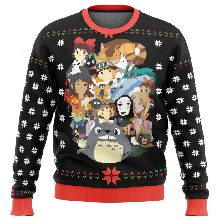 Studio Ghibli Xmas Main Ugly Christmas Sweater - Image 1