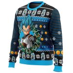 Super Saiyan Blue Vegeta Ugly Christmas Sweater - Image 2