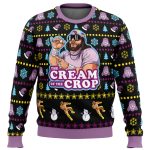 the cream of the crop macho man randy savage pro wrestling ugly christmas sweatertpwar