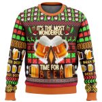 Time for a Beer Ugly Christmas Sweater