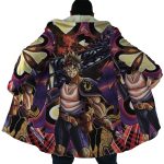 Trippy Asta x Liebe Black Clover Hooded Cloak Coat - Image 2