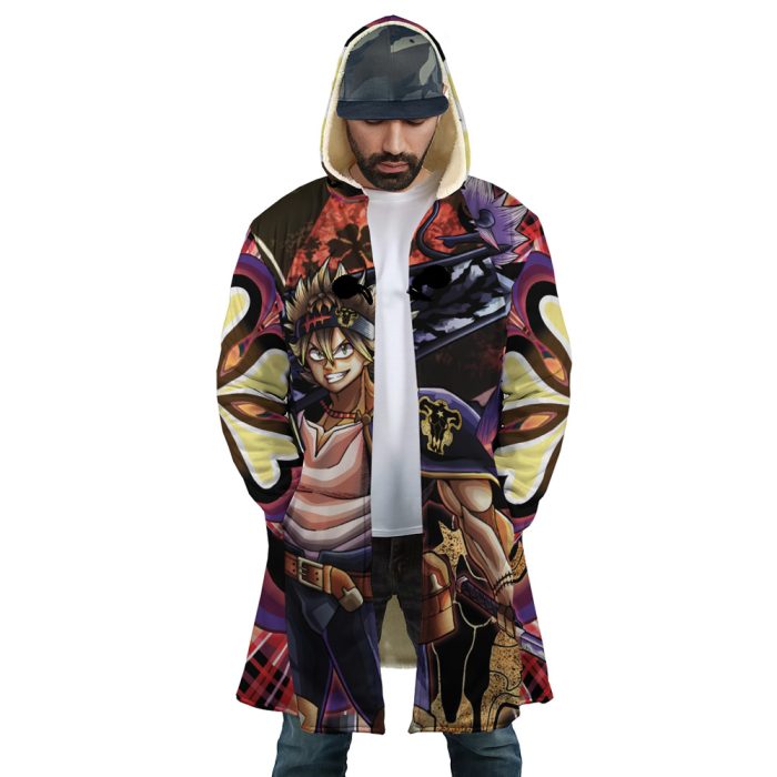 Trippy Asta x Liebe Black Clover Hooded Cloak Coat - Image 5
