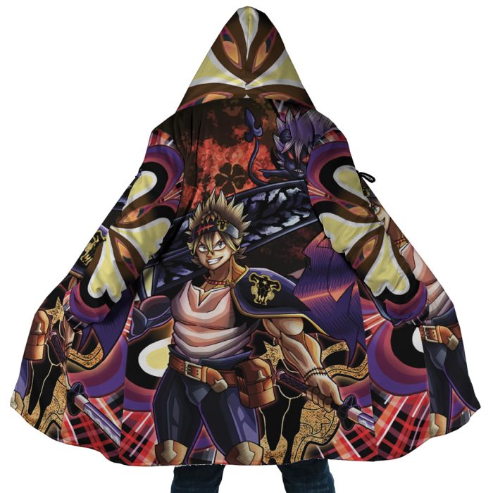 Trippy Asta x Liebe Black Clover Hooded Cloak Coat - Image 1