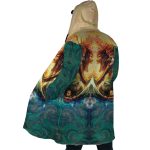Trippy Attack on Titan Hooded Cloak Coat - Image 5