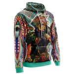 Trippy Cloud Strife Final Fantasy 7 Hoodie - Image 2