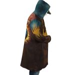 Trippy Elements of Magic the Gathering Hooded Cloak Coat - Image 3