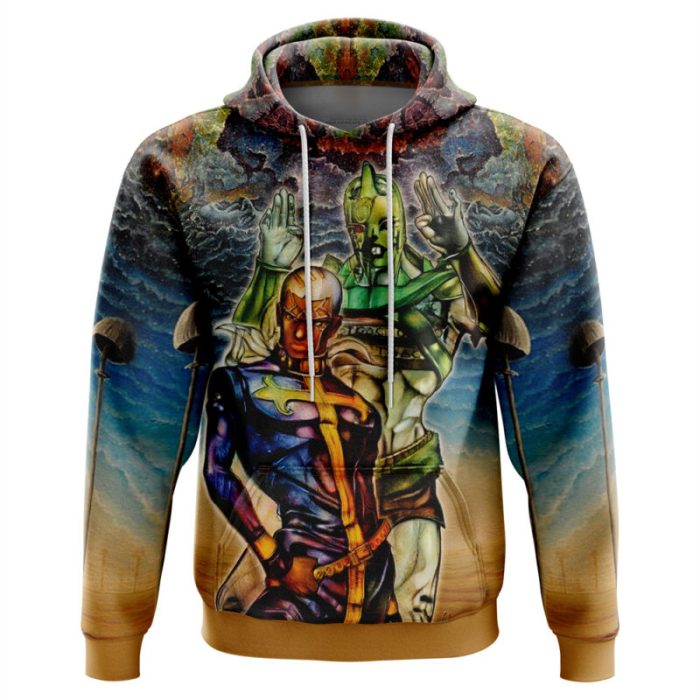 Trippy Enrico Pucci C-Moon Jojo's Bizarre Adventure Hoodie - Image 4