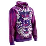 Trippy Ghostly Evolution Gastly Haunter Gengar Pokemon Hoodie