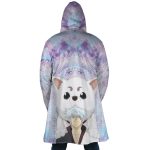 Trippy Gintoki and Sadaharu Gintama Hooded Cloak Coat - Image 5