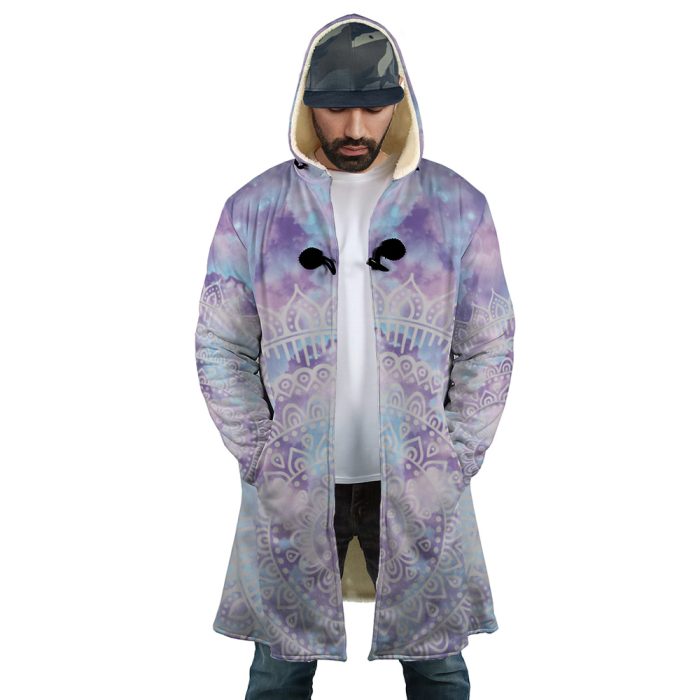 Trippy Gintoki and Sadaharu Gintama Hooded Cloak Coat - Image 2