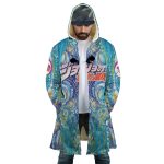 Trippy Golden Wind Squad Jojo's Bizarre Adventure Hooded Cloak Coat - Image 2