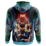Trippy Josuke Shining Diamond Jojo's Bizarre Adventure Hoodie - Image 3