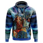 Trippy Jotaro Kujo Star Platinum Jojo's Bizarre Adventure Hoodie - Image 4
