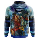 Trippy Jotaro Kujo Star Platinum Jojo's Bizarre Adventure Hoodie - Image 3