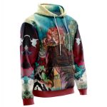 Trippy Kakyoin Hierophant Green Jojo's Bizarre Adventure Hoodie - Image 2