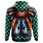 Trippy Kamado Tanjiro Demon Slayer Hoodie - Image 2