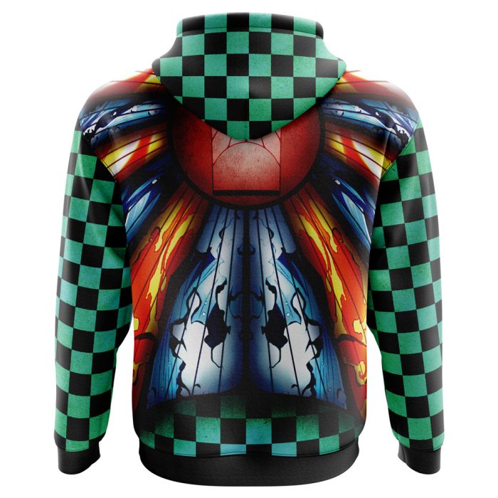 Trippy Kamado Tanjiro Demon Slayer Hoodie - Image 2