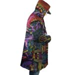 Trippy Kitsune Drift Mask Fortnite Hooded Cloak Coat