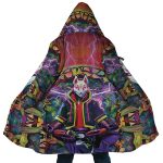 Trippy Kitsune Drift Mask Fortnite Hooded Cloak Coat