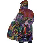 Trippy Kitsune Drift Mask Fortnite Hooded Cloak Coat
