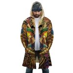 Trippy Medidating Dio It Was Me JoJo's Bizarre Adventure Hooded Cloak Coat - Image 5