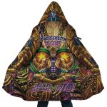 Trippy Medidating Dio It Was Me JoJo's Bizarre Adventure Hooded Cloak Coat