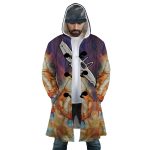 Trippy Nausicaa of the Valley of the Wind Studio Ghibli Hooded Cloak Coat - Image 2