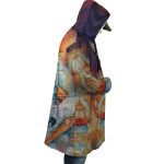 Trippy Nausicaa of the Valley of the Wind Studio Ghibli Hooded Cloak Coat - Image 3