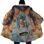 Trippy Nausicaa of the Valley of the Wind Studio Ghibli Hooded Cloak Coat - Image 6