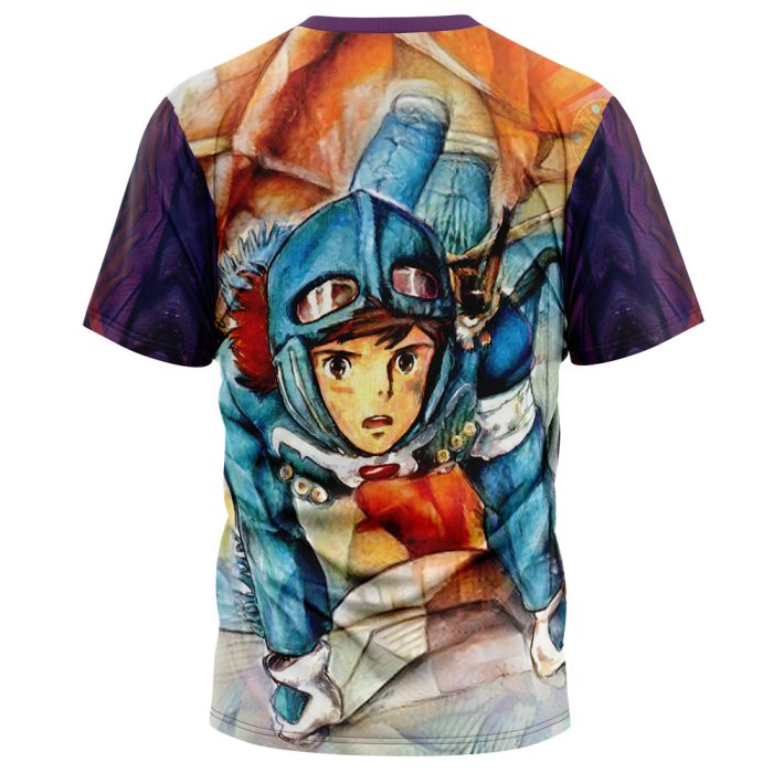 Trippy Nausicaa of the Valley of the Wind Studio Ghibli T-Shirt - Image 2