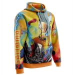 Trippy Power Saitama One Punch Man Hoodie - Image 2